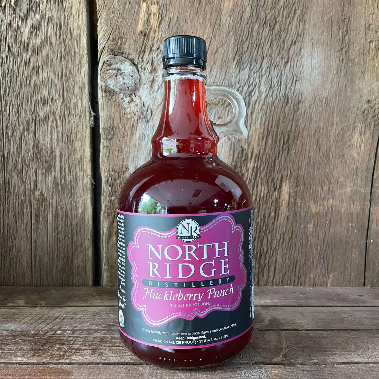 Huckleberry Punch a specialty drink made by North Ridge Distillery in Medina, NY.